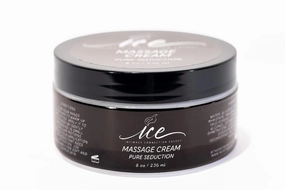 Hydrating Massage Cream for Couples (Egyptian Amber) Shea Butter, Aloe Vera, Non Greasy Moisturizer, Rejuvinates Dry Skin, Full Body Soothing Therapy Message Cream 8 Ounce