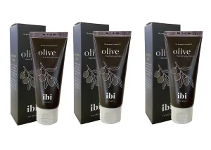 IBI Ultra Hydrating Moisturizing Hand Cream For Dry & Senstive Skin, Olive 2.02 Ounce Tube (Pack Of 3)