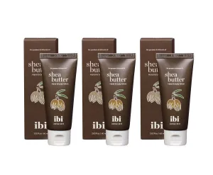 IBI Ultra Hydrating Moisturizing Hand Cream For Dry & Senstive Skin, Shea Butter 2.02 Ounce Tube (Pack Of 3)