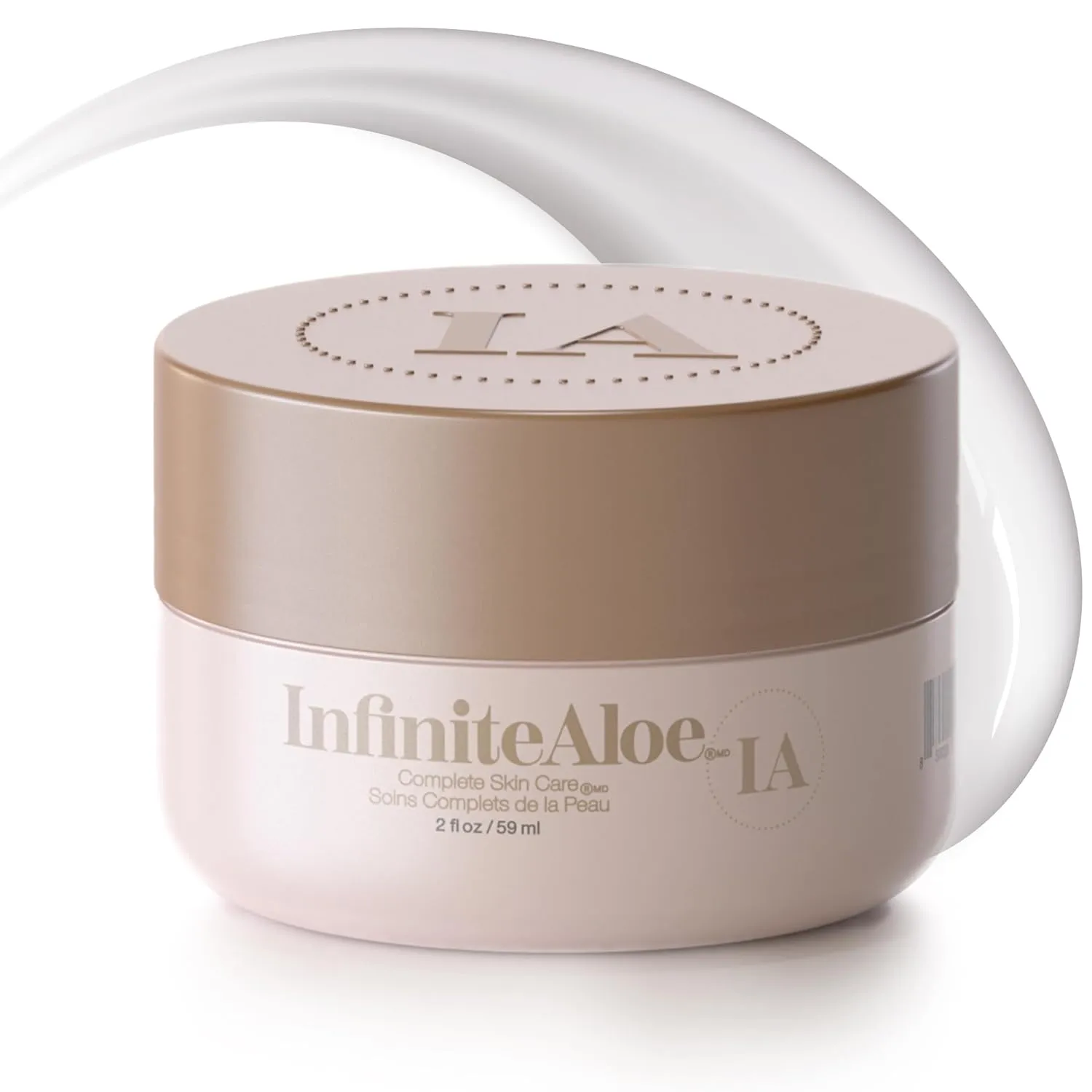 InfiniteAloe Complete Skin Care, Aloe Vera Powered Face and Body Cream for All Skin Types, Dry Skin Everyday Hero, Original Scent - Small Jar 2 oz