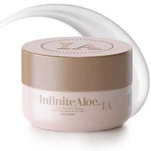 InfiniteAloe Complete Skin Care, Aloe Vera Powered Face and Body Cream for All Skin Types, Dry Skin Everyday Hero, Original Scent - Small Jar 2 oz