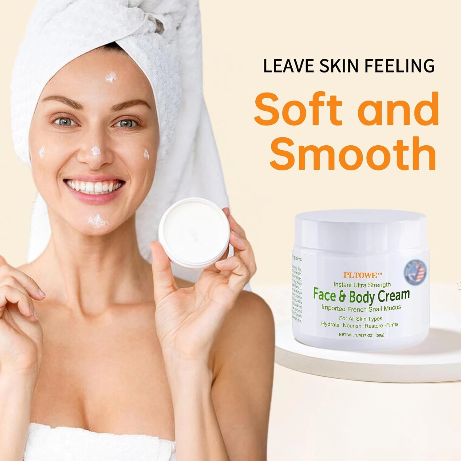 Instant Ultra-Strength Face & Body Renewing Cream, Skin Firming Cream, Body Skin Treatment cream (1)