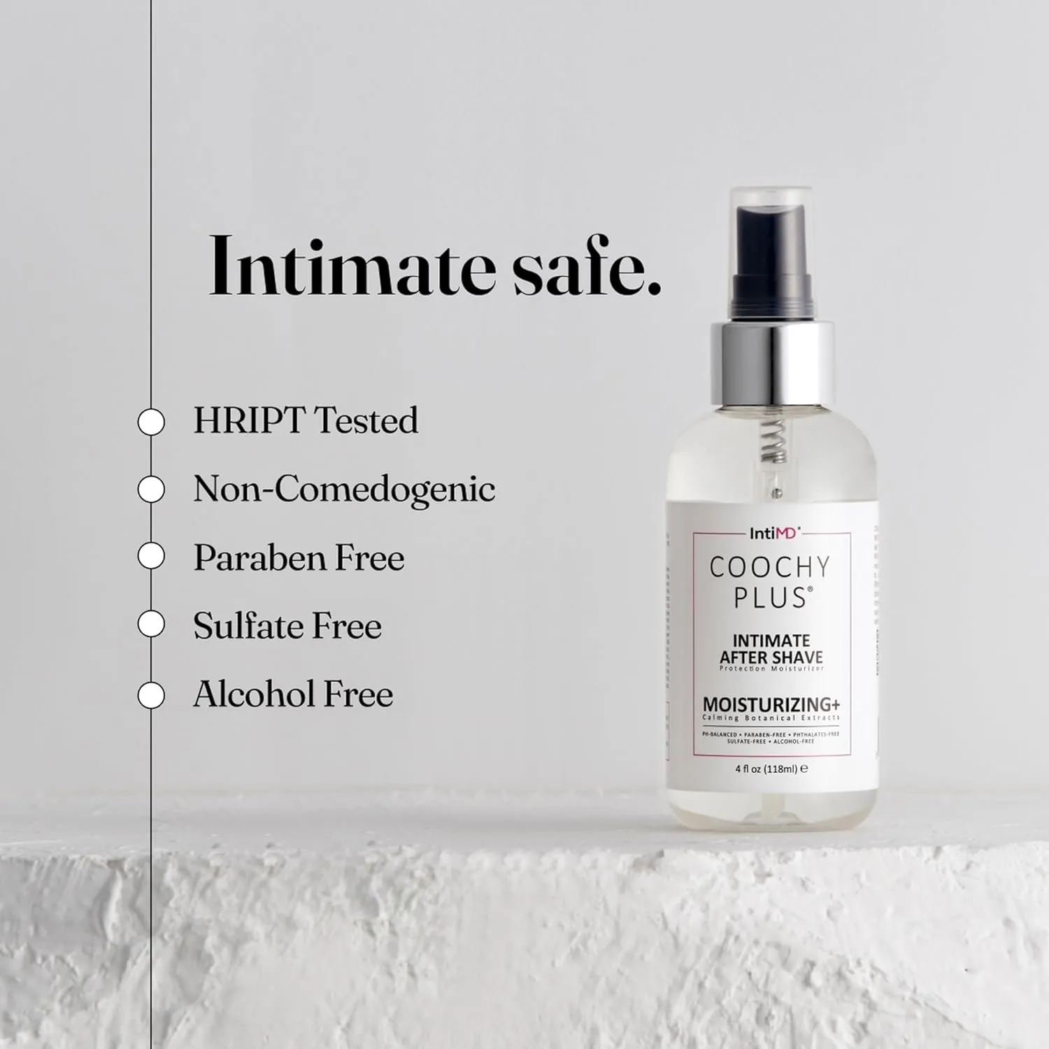 IntiMD Coochy Plus HydroLock Moisturizing  3-Steps Kit Intimate Shave Gift Set: Nouria Pre-Shave Elixir Oil   Coochy Plus Shave Cream Citrus Elixir   Coochy Plus After Shave Protection Mist