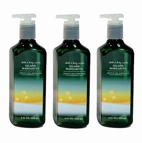 ISLAND MARGARITA Gentle Gel Hand Soap with Essential Oils Bath and Body (Pack 3)
