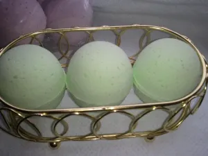 ISSEYMIYAKE Bath Bombs - 3 XL Fizzies, Ultra-Moisturizing, Natural, Organic, Made with Shea, Mango and Cocoa Butter