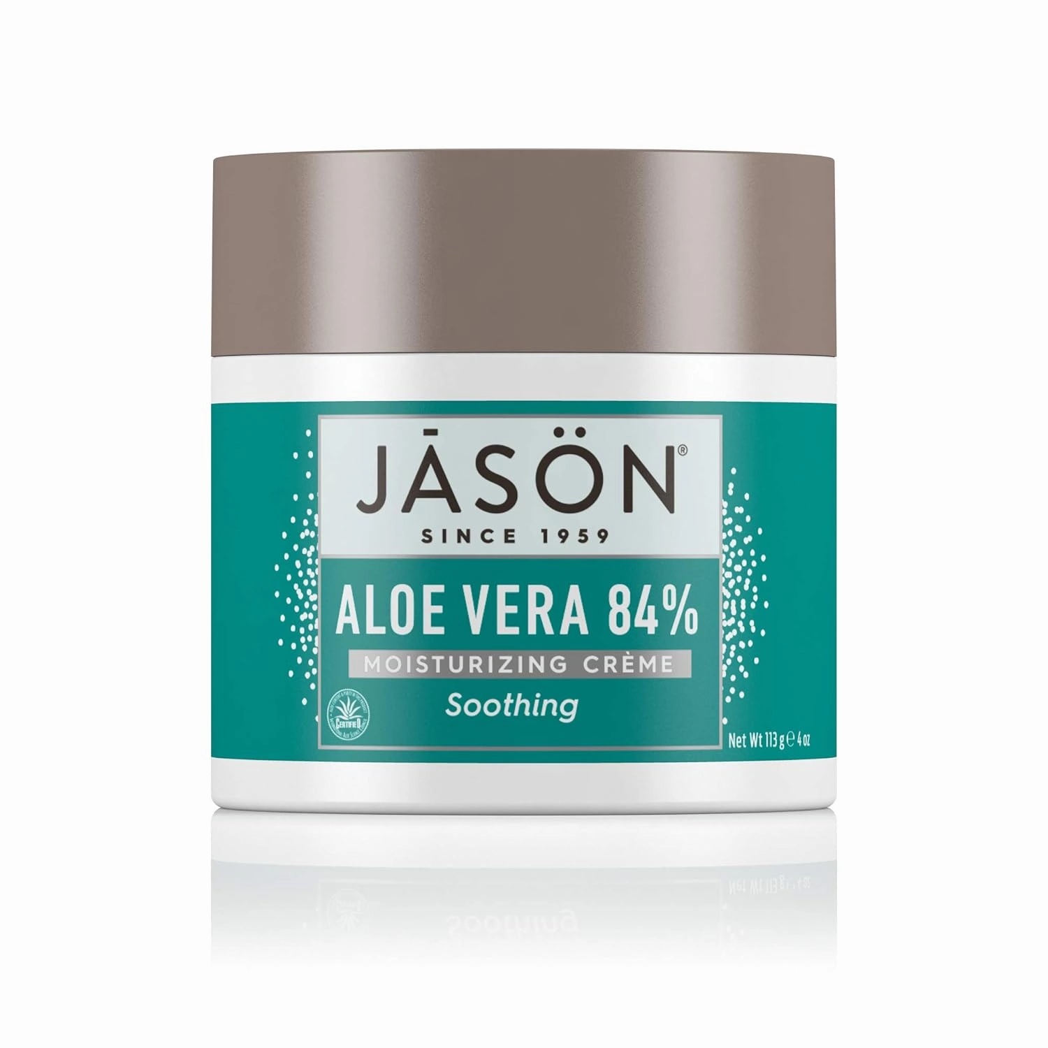 Jason Soothing Aloe Vera 84% Moisturizing Creme 4 oz (Pack of 3)