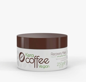 KeraCoffee Vegan Recovery Hair Care | Professional Treatment with Organic Coffee Extracts & Coconut Oil, Aloe Vera for Extra Hydration and Nourishing (250g)