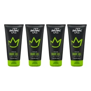 King of Shaves Cooling shave gel Aloe Tea tree 4x175ml