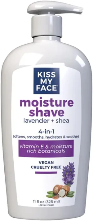 Kiss My Face Lavender and Shea Butter Moisture Shave, 11 Ounce - 6 per case.