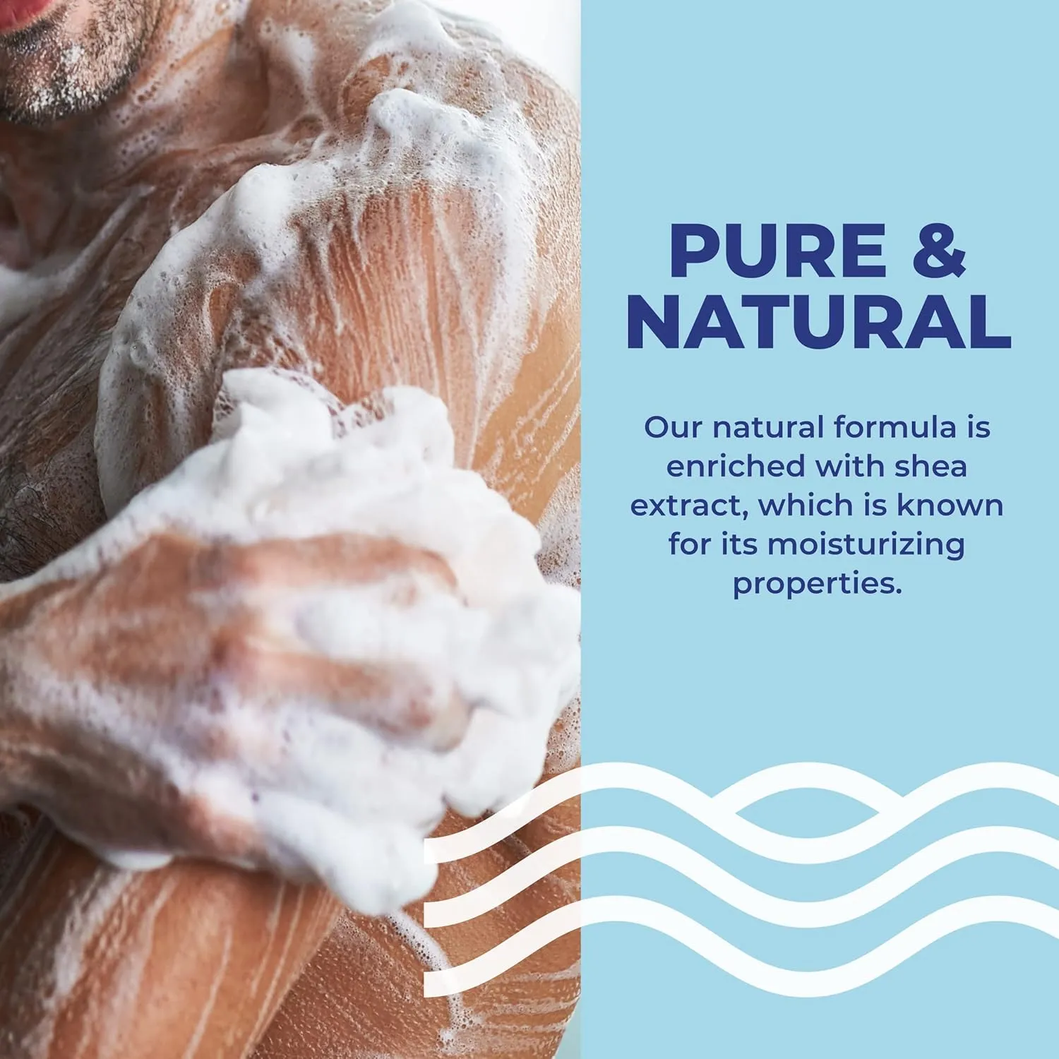 La Grappe d'Or Fresh Mint Marseille Soap Body Wash Enriched with Moisturizing Shea & Essential Oils | Made in France from Organic Olive & Coconut Oil | Natural, Cruelty-Free & Vegan, 13.5 oz Liquid