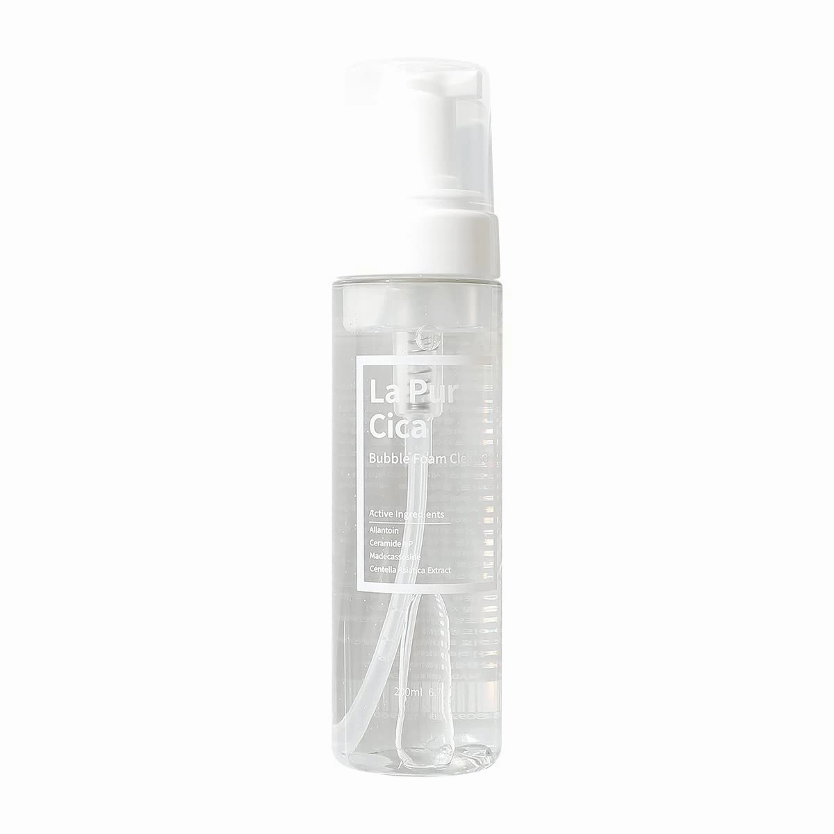 La Pur Cica Bubble Foam Cleanser 6.7 fl. oz | Ultra-gentle facial cleanser, No redness, tightness, Centella Asiatica, Madecassoside, Ceramide