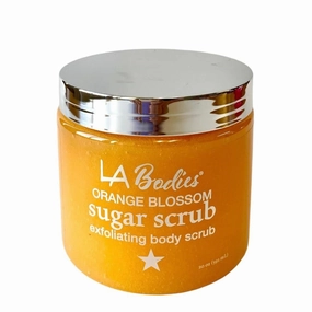 LAB Foot & Body Sugar Scrub | Deep Exfoliating Nourishing Moisturizing the Skin | Ultra Hydration | Orange (20oz)