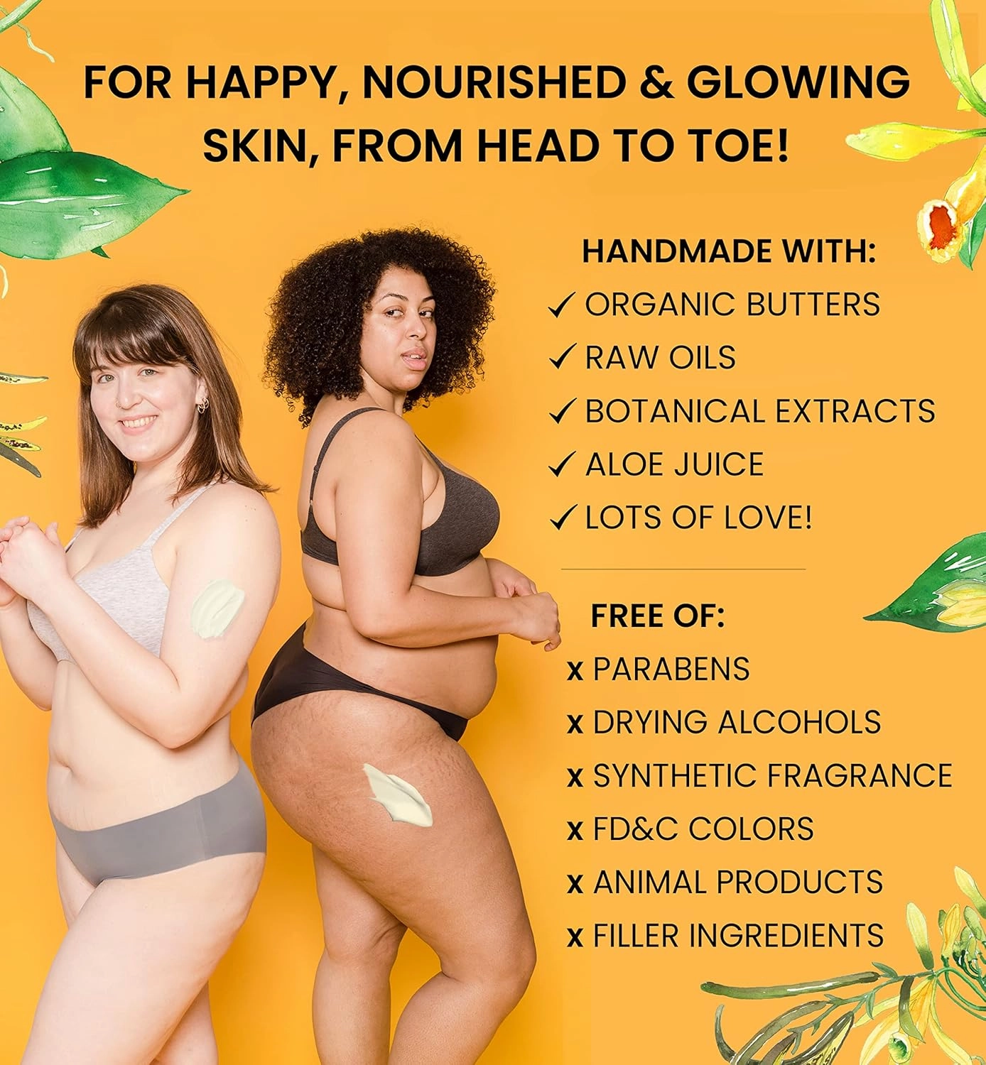 Lemon Loaf 100% Natural & Vegan Raw Nourishment Body Butter - Cocoa, Shea & Mango Butter - Rich, Quick Absorbing Moisturizer For Body, Hands & Feet - Handmade, Cruelty Free, with Organics