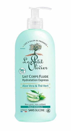 Light Body Lotion - Aloe Vera And Green Tea - Express Moisturizing - No Greasy Or Sticky Feeling - Skin Is Soft And Silky - For Normal Skin - 8.4 oz