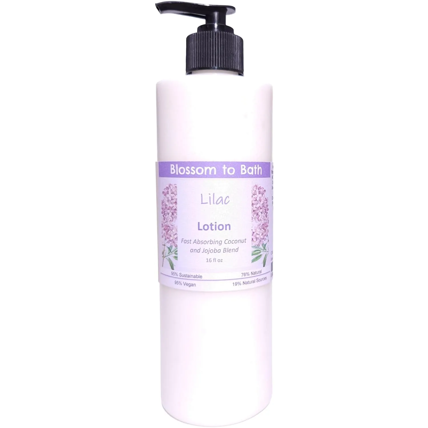 Lilac Lotion (16 ounce) - Phthalate Free Fragrance - Absorbs Quickly with a Fresh Blooming Scent