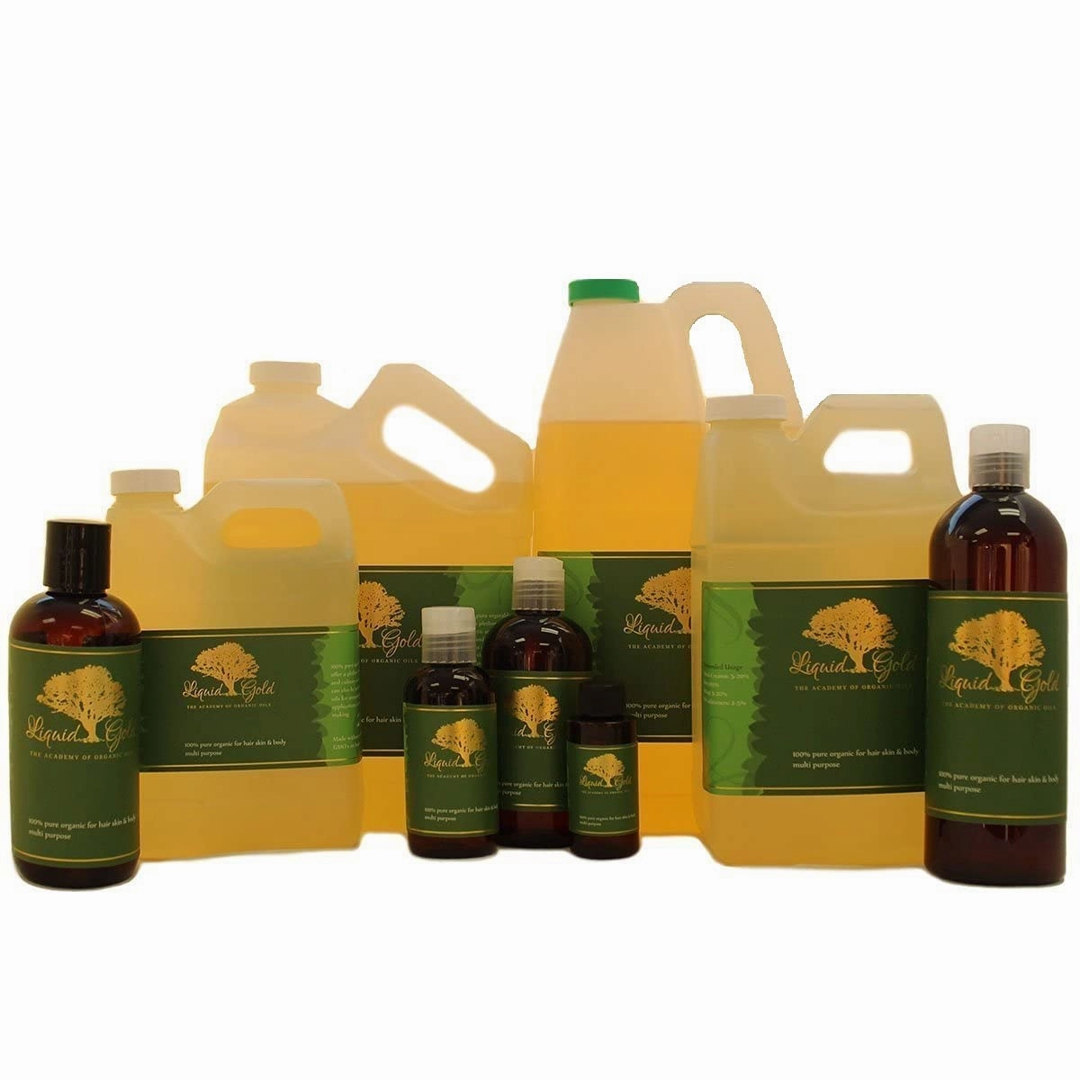 Liquid Gold Inc 8 Oz Emu Oil 100% Pure Organic Moisturizing Oil For Face Skin Hair Growth Stretch Marks And More Fully Refined