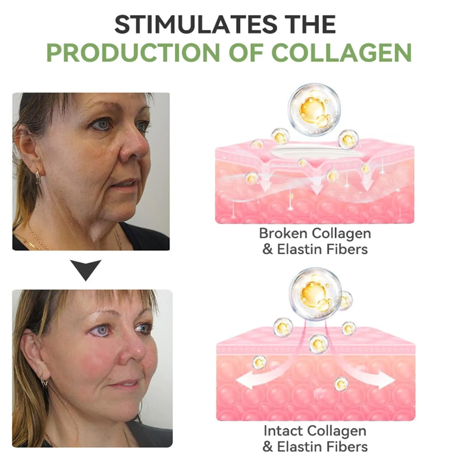 Luxurious Collagen Peptide Firming Cream,Moisturizer Collagen Body Cream,Deep Moisturizing and Firming Skin Lotion,for All Skin Types