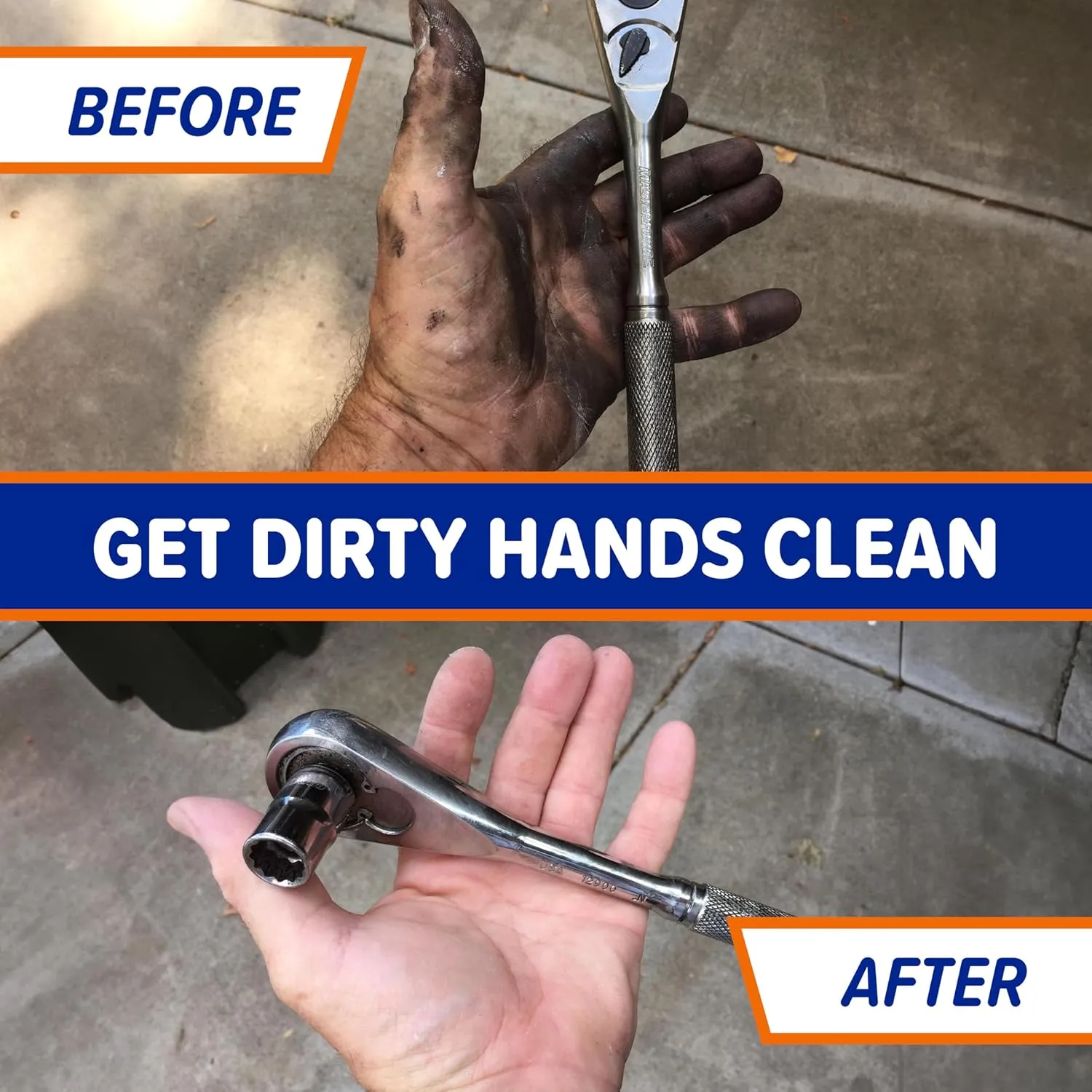 M/A Wonder Scrub - Industrial Strength Mechanic Hand Cleaner - All Natural Walnut Shell Soap - Tough on Grease, Dirt, Oil, and Paint (2 bottles 400ml)