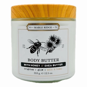 Mable Ridge Body Butter with Honey and Shea Butter, 12.5 oz