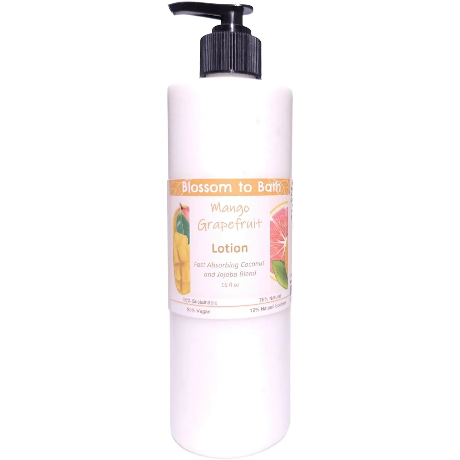 Mango Grapefruit Lotion (16 ounce) - Natural Fragrance - Absorbs Quickly with a Fresh Tropical Scent