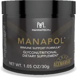 Mannatech Manapol Immune Support Formula for Immunity Support & Immunity Boost. Aloe Vera Powder Prebiotic for Digestive Health. Aloe Vera Drink for Immune Support Supplement 1.05oz/30g