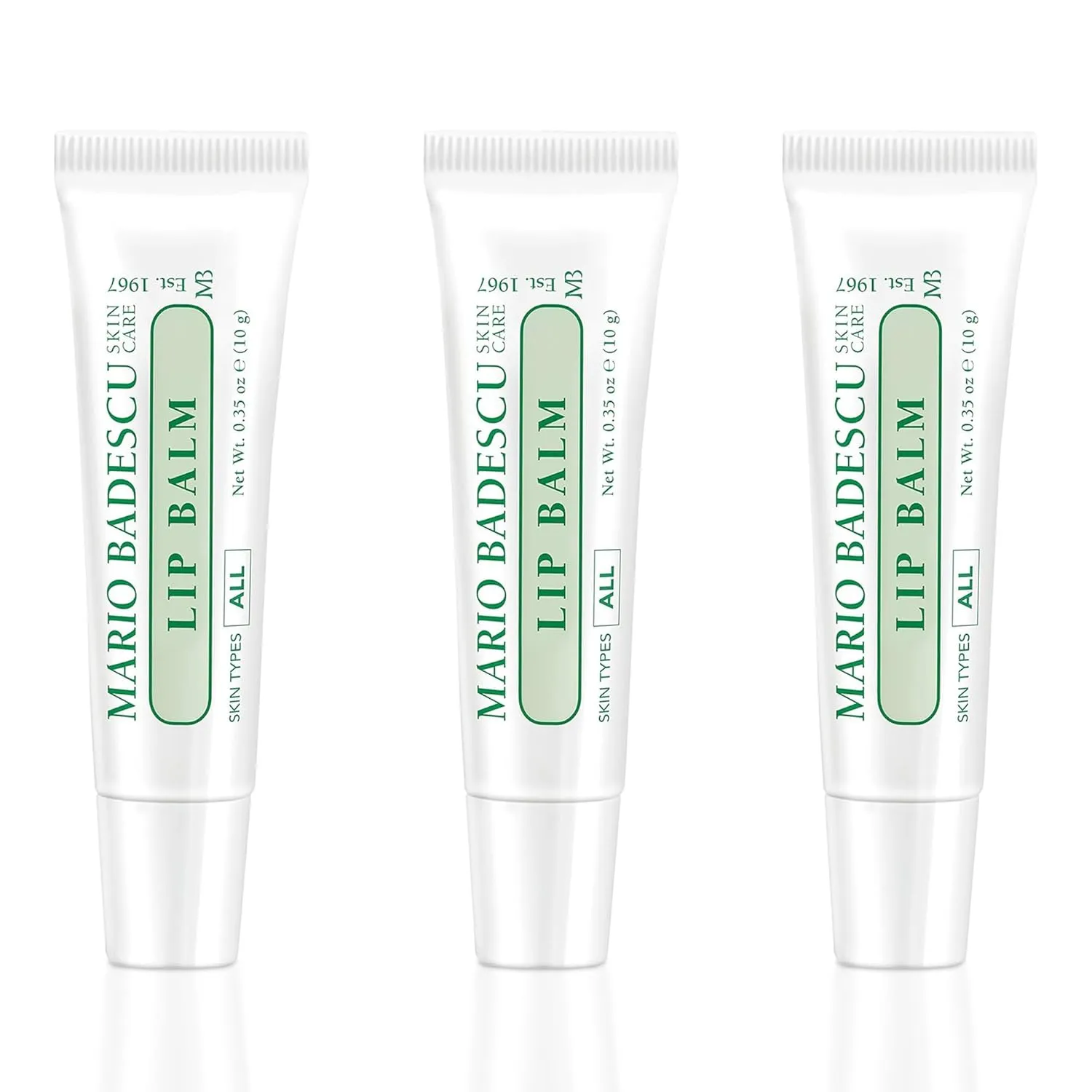 Mario Badescu Moisturizing Lip Balm for Dry Cracked Lips, Infused with Coconut Oil and Shea Butter, Ultra-Nourishing Lip Care Moisturizer for Soft, Smooth and Supple Lips