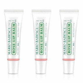 Mario Badescu Moisturizing Lip Balm for Dry Cracked Lips, Infused with Coconut Oil and Shea Butter, Ultra-Nourishing Lip Care Moisturizer for Soft, Smooth and Supple Lips