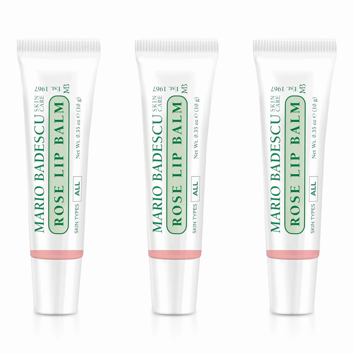 Mario Badescu Moisturizing Lip Balm for Dry Cracked Lips, Infused with Coconut Oil and Shea Butter, Ultra-Nourishing Lip Care Moisturizer for Soft, Smooth and Supple Lips