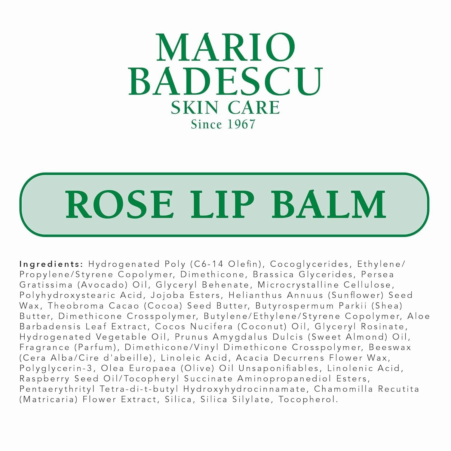 Mario Badescu Moisturizing Lip Balm for Dry Cracked Lips, Infused with Coconut Oil and Shea Butter, Ultra-Nourishing Lip Care Moisturizer for Soft, Smooth and Supple Lips