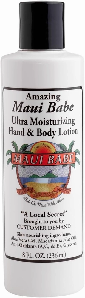 Maui Babe Moisturizing Hand and Body Lotion, 8 Fluid Ounce