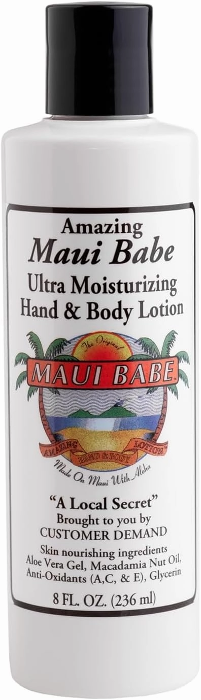 Maui Babe Moisturizing Hand and Body Lotion, 8 Fluid Ounce