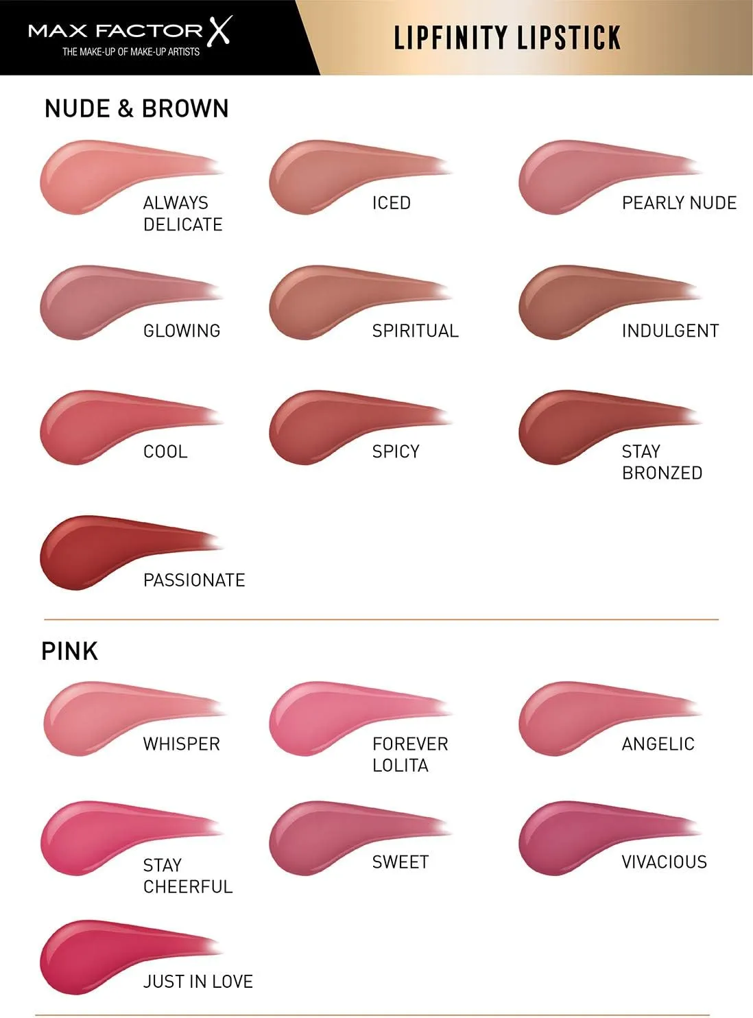 Max Factor Lipfinity, No. 006 Always Delicate, 4.2 Gram