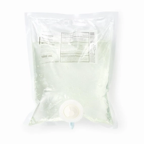 McKesson Premium Hand Sanitizer with Aloe, 34 oz [Pack of 10] Refill Bag Dispenser, Bulk, Ethyl Alcohol Gel, Vitamin E