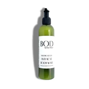 Medicated Acne Body Wash by BOD Benzoyl Peroxide 5% with Goat Milk for ultra moisturization Fights acne head to toe