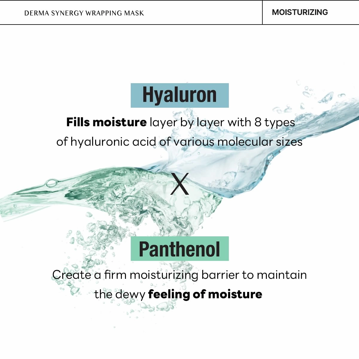 Mediheal Derma Synergy Wrapping Mask for Moisturizing Barrier (10 Packs) - Improved Skin Moisturization With Hyaluron Panthenol