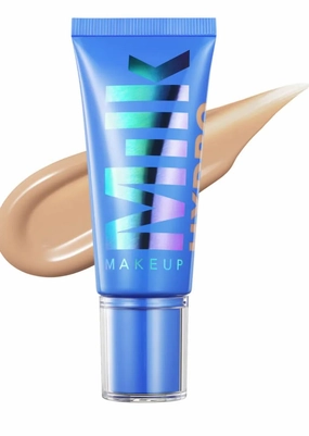 Milk Make Up Hydrating Skin Tint, 12-Hour Longwear Coverage, Light and Medium, Dewy Finish with Hyaluronic Acid Natural finish Color 4 - light, neutral to warm