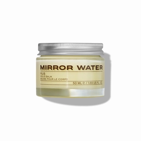 MIRROR WATER - Rub Solid Balm | Nourishing, Moisturizing, Protecting | Creamy Shea Butter | Vegan, Cruelty-Free | Sulfate   Phthalate   Paraben Free (1.69 fl oz | 50 mL)