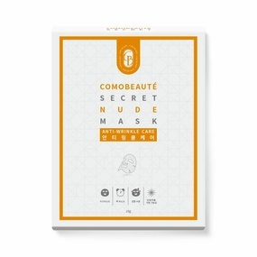 MissDragon COMOBEAUTE Anti-wrinkle Facial Mask (10 Pack) – Korean Skincare Facial Anti-aging Sheet Mask with Patented Ingredients Cica Hyaluronic Acid Niacinamide Adenosine
