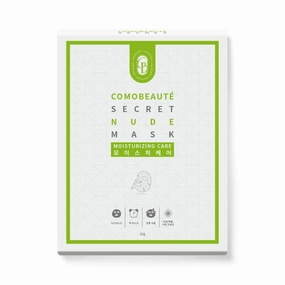 MissDragon COMOBEAUTE Moisturizing Facial Mask (10 Pack) - Korean Skincare Deep Moisturizing Hydrating Facial Sheet Mask Cica Hyaluronic Acid Niacinamide Adenosine