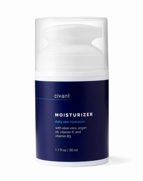 Moisturizer - Non-Greasy Daily Skin Hydration - Body and Facial Moisturizer with Aloe Vera, Hyaluronic Acid, Argan Oil, and Vitamin E - Made for All Skin Types and Tones, 1.7 oz