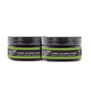 Moisturizing Shea Body Butter 2-Pack Ultra-Moisturizing Whipped 100% Unrefined Raw Organic Natural Shea Butter Cream to Nourish Dry Skin (Oud & Bergamot, 1.6 oz)
