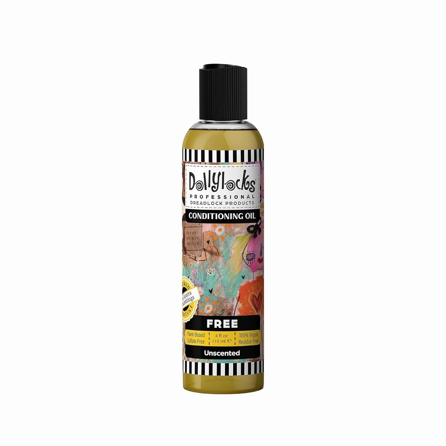 Moisturizing Hair Conditioning Oil - Organic Oil for Dry, Damaged, Curly & Frizzy Hair, Dreadlocks - Unscented, 4 oz