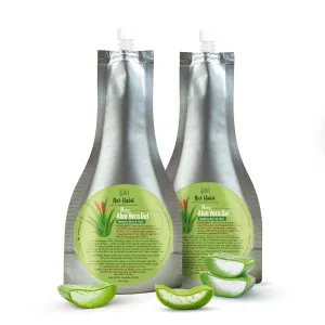 Na-t/Habit Pure Aloe Vera Face Gel For Healthy Skin & Hair, Natural Oil Free Moisturizer & Anti-Dandruff - 80 gm Each (Pack of 2)