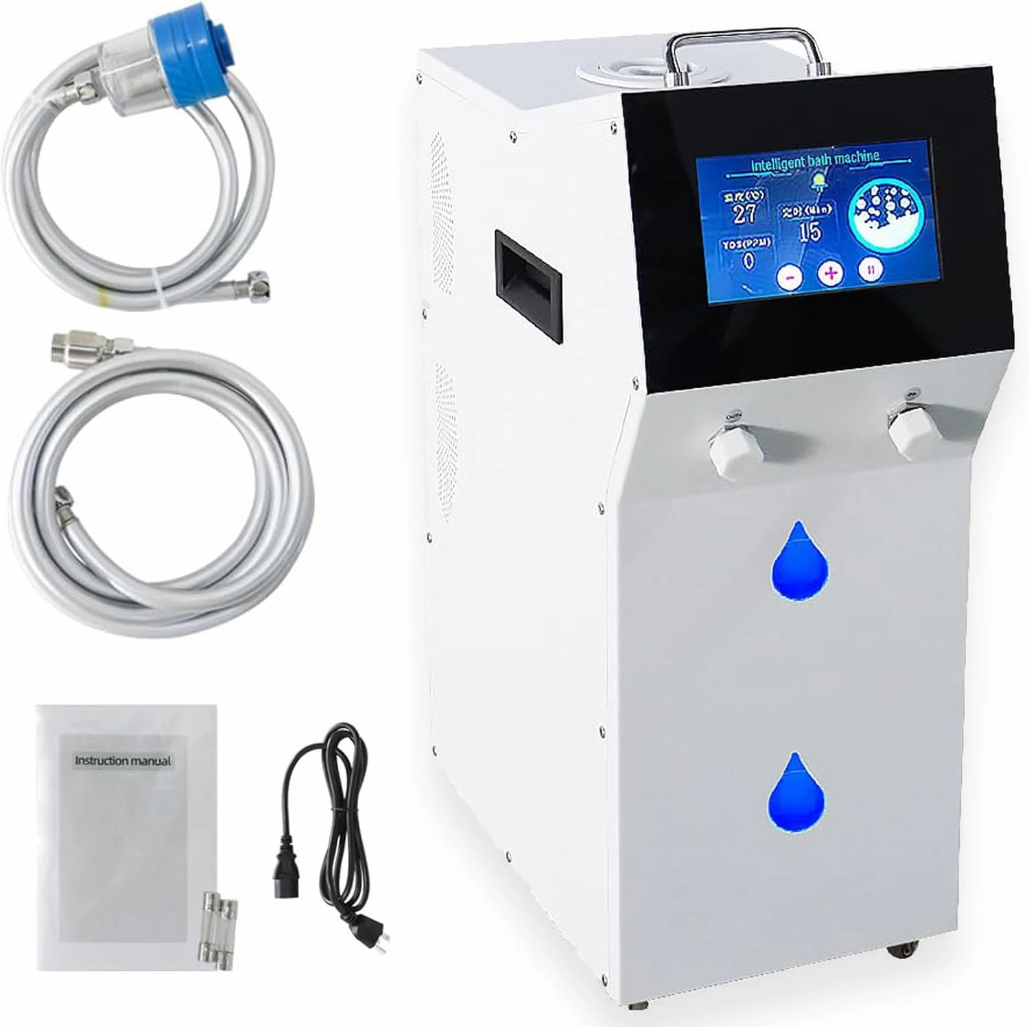 Nano Hydrogen Rich Moisturizing Bubble Bath,Above 4000ppd Molecular Hydrogen-Rich Water Foot Bath Spa Bath Machine 110V for Skin Health