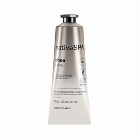 Nativa SPA by O Boticário, Shea Ultra-Moisturizing Hand Cream, Deeply Nourishing Formula with Shea Butter & Quinoa Oil, 2.6 Ounce