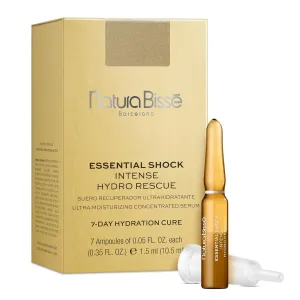 Natura Bissé Essential Shock Intense Hydro Rescue, Ultra-moisturizing Concentrated Treatment, Hydrates, Comforts, Smoothes, 7 ampoules.