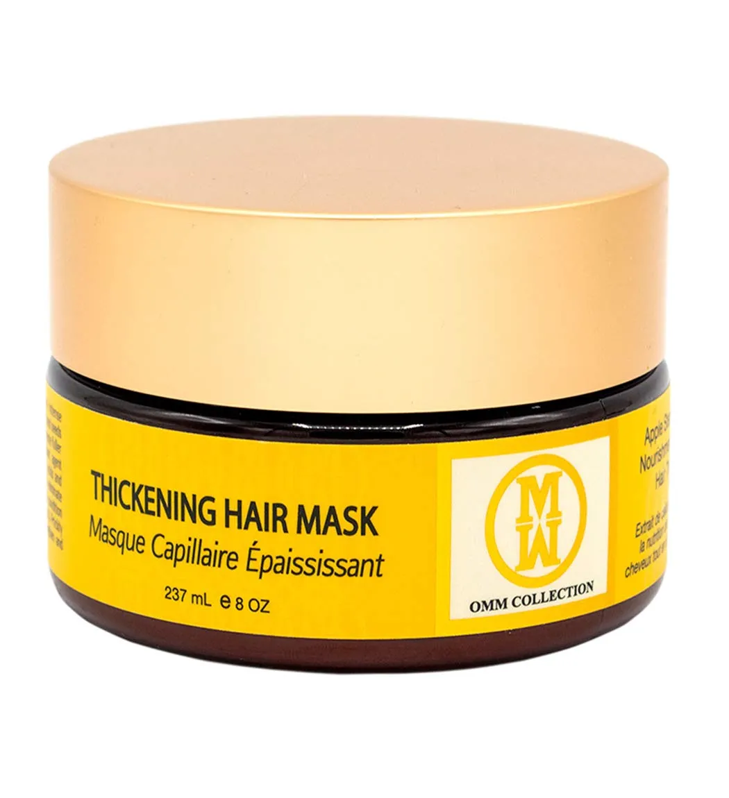 Natural Hair Thickening Mask - For Hair Loss Prevention & Thinning - Hydrating Hair Mask for Dry & Damaged Hair, Boost Hair Growth, Stimulates Hair Follicles, All Hair, Vegan