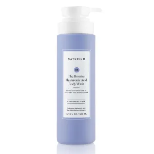 Naturium The Booster Hyaluronic Acid Body Wash, Hydrating & Moisturizing plus Minimizes Dryness, with Glycerin & Vitamin B5, 16.9 oz