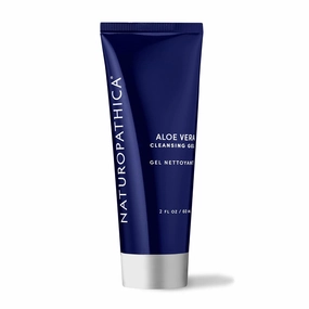 Naturopathica Aloe Vera Cleansing Gel, Facial Cleanser with Aloe Vera and Lavender, Clarifying Face Wash for Men and Women, Travel Size Face Wash, 2 fl oz