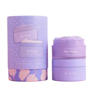 NCLA - Birthday Cake Body Care Discovery Set (Body Scrub   Body Butter) | Vegan, Cruelty-Free, Clean Skincare | Made in USA (2 Pieces; 100 mL each)